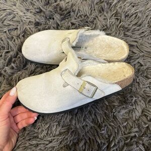 Birkenstock Shearling Lined Clogs